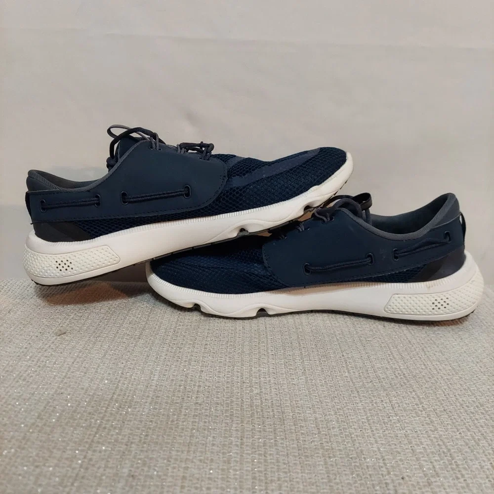 Sperry Women's 7 Seas 3 Eye Shoes Navy Size 10 Medium STS87583‎